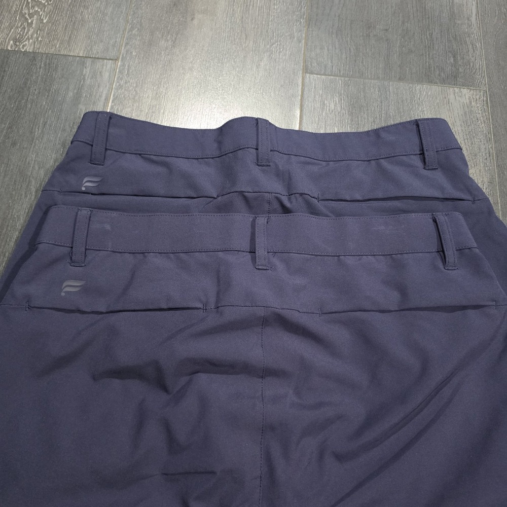 Lot Of 2 Fabletics The‎ Only Pant Men 31x28 Navy Blue Stretch Preppy City Office